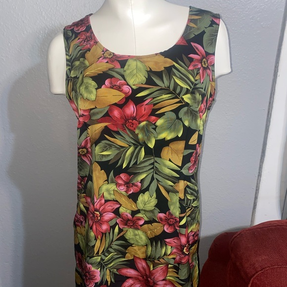 Vintage Kathy Lee Collection flowered dress. Size 10. - Picture 3 of 8